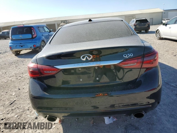 2019 Infiniti Q50 Luxe с VIN JN1EV7AP4KM516906, выставлен на аукционе Copart как лот 53291835 с пробегом 95 379 миль миль и Списание • Salvage title. История ставок и продаж доступна на DreamBid. Изображение 6.