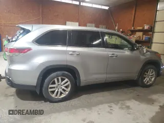 2015 Toyota Highlander LE z VIN 5TDBKRFHXFS217825, wystawiony jako Copart lot #57860765 z przebiegiem 221 930 mil mil oraz Szkoda całkowita • Salvage title. Historia ofert i sprzedaży dostępna na DreamBid. Obrazek 3.