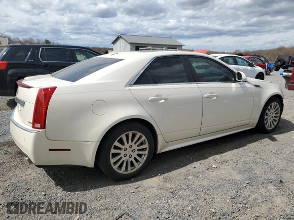 2012 Cadillac CTS Premium with VIN 1G6DS5E37C0103287, listed as a Copart auction lot 49805575 with Not provided miles and Salvage title. Bid and sale history available at DreamBid. Image 3.