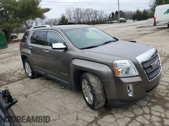 2012 GMC Terrain SLT-1 with VIN 2GKFLUE57C6182342, listed as a Copart auction lot 43390965 with 110,812 mi miles and Salvage Title. Bid and sale history available at carsss.com. Image 4.