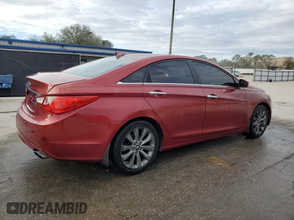 2011 Hyundai Sonata Limited with VIN 5NPEC4AC9BH306231, listed as a Copart auction lot 89102745 with 98,202 mi miles and Salvage Title. Bid and sale history available at DreamBid. Image 3.