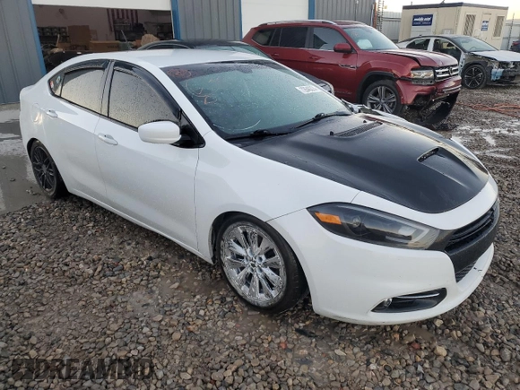 2016 Dodge Dart Aero with VIN 1C3CDFDH8GD680368, listed as a Copart auction lot 72646374 with 139,526 mi miles and Salvage Title. Bid and sale history available at carsss.com. Image 4.