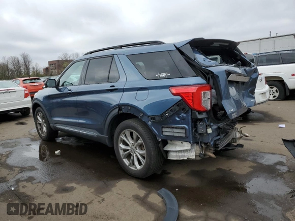 2020 Ford Explorer XLT with VIN 1FMSK8DH6LGA42861, listed as a Copart auction lot 53806025 with 61,283 mi miles and Salvage Title. Bid and sale history available at DreamBid. Image 2.