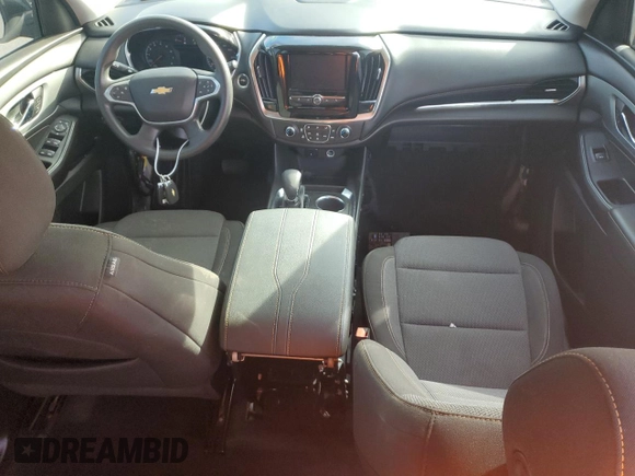 2021 Chevrolet Traverse LS with VIN 1GNERLKW3MJ181472, listed as a Copart auction lot 43199495 with Not Provided miles and Clean Title. Bid and sale history available at carsss.com. Image 8.