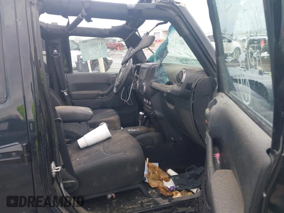 2014 Jeep Wrangler Unlimited Sport with VIN 1C4BJWDGXEL294965, listed as a IAAI auction lot 41908152 with 243,546 mi miles and . Bid and sale history available at DreamBid. Image 5.