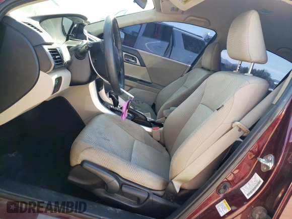 2014 Honda Accord LX with VIN 1HGCR2F38EA202796, listed as a Copart auction lot 66989954 with 91,024 mi miles and Salvage Title. Bid and sale history available at carsss.com. Image 7.