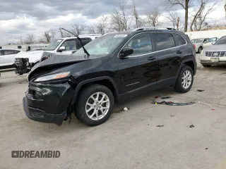 2016 Jeep Cherokee Latitude with VIN 1C4PJMCS3GW334899, listed as a Copart auction lot 48055065 with 108,725 mi miles and Salvage Title. Bid and sale history available at carsss.com. Image 1.