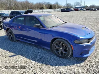 2019 Dodge Charger GT with VIN 2C3CDXHG8KH658647, listed as a Copart auction lot 47192515 with 151,601 mi miles and Salvage Title. Bid and sale history available at DreamBid. Image 4.
