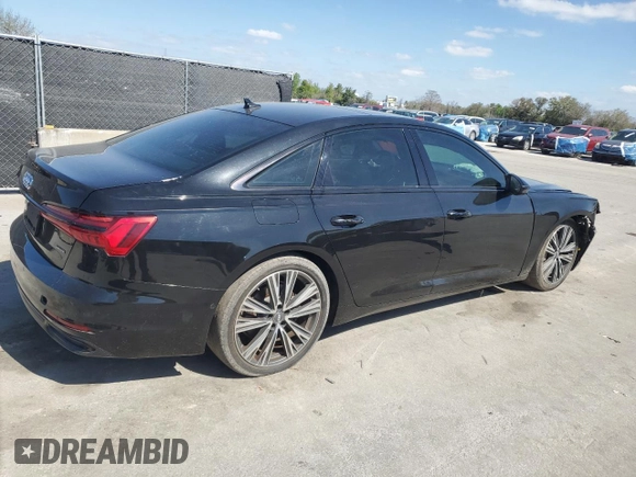 2020 Audi A6 Premium Plus with VIN WAUE8AF28LN004959, listed as a Copart auction lot 46456095 with 78,597 mi miles and Clean Title. Bid and sale history available at carsss.com. Image 3.