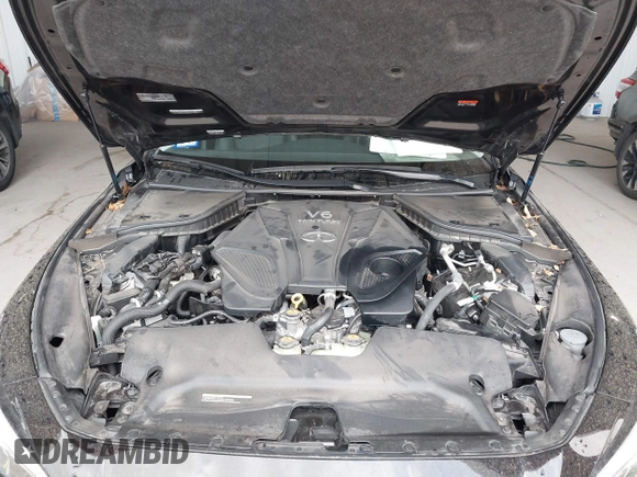 2023 Infiniti Q50 Luxe with VIN JN1EV7BPXPM512588, listed as a IAAI auction lot 41819661 with 30,817 mi miles and . Bid and sale history available at DreamBid. Image 10.