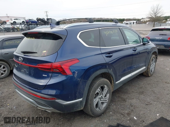 2022 Hyundai Santa Fe SEL with VIN 5NMS2DAJ8NH443618, listed as a IAAI auction lot 41728010 with 77,066 mi miles. Bid and sale history available at carsss.com. Image 4.