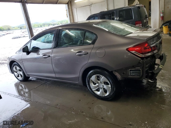 2014 Honda Civic Sedan LX with VIN 19XFB2F58EE205390, listed as a Copart auction lot 51830745 with 81,918 mi miles and Salvage Title. Bid and sale history available at carsss.com. Image 2.