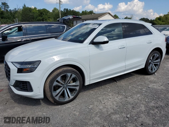 2019 Audi Q8 Prestige with VIN WA1CVAF11KD006075, listed as a Copart auction lot 67063844 with 142,069 mi miles and Clean Title. Bid and sale history available at carsss.com. Image 1.