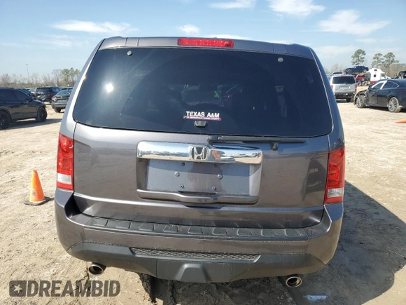 2014 Honda Pilot EX-L with VIN 5FNYF3H71EB002482, listed as a Copart auction lot 46395005 with 115,822 mi miles and Salvage Title. Bid and sale history available at carsss.com. Image 6.
