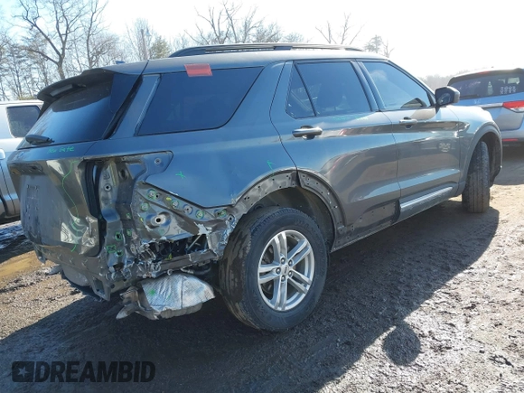 2020 Ford Explorer XLT z VIN 1FMSK8DH0LGA26283, wystawiony jako IAAI lot #41406249 z przebiegiem 85 254 mil mil oraz . Historia ofert i sprzedaży dostępna na DreamBid. Obrazek 4.