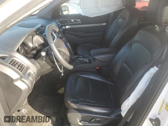 2018 Ford Explorer Sport with VIN 1FM5K8GT2JGA24836, listed as a Copart auction lot 81308714 with 141,483 mi miles and Salvage title. Bid and sale history available at DreamBid. Image 7.