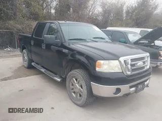 2008 Ford F-150 XL with VIN 1FTRW14W58FC29485, listed as a IAAI auction lot 41708554 with 297,244 mi miles. Bid and sale history available at carsss.com. Image 1.