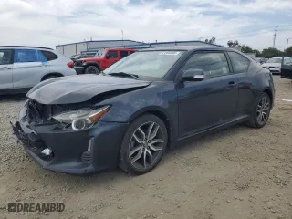 2015 Scion tC with VIN JTKJF5C7XFJ010166, listed as a Copart auction lot 53304495 with 145,177 mi miles and Salvage Title. Bid and sale history available at carsss.com. Image 1.