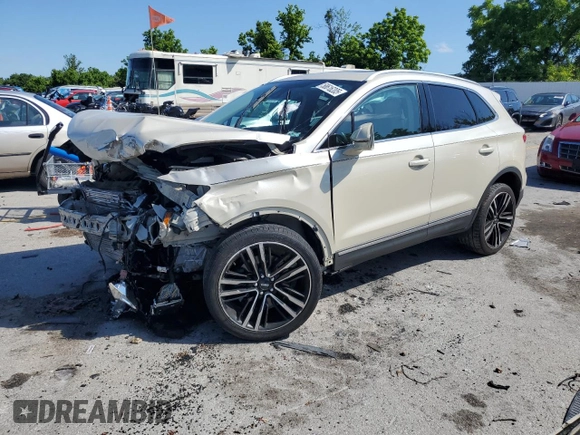 2018 Lincoln MKC Reserve with VIN 5LMTJ3DH2JUL15106, listed as a Copart auction lot 58616205 with 65,662 mi miles and Salvage title. Bid and sale history available at DreamBid. Image 1.