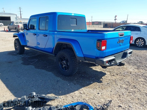2024 Jeep Gladiator Willys with VIN 1C6HJTAG0RL123040, listed as a IAAI auction lot 41849222 with 14,989 mi miles and . Bid and sale history available at DreamBid. Image 3.