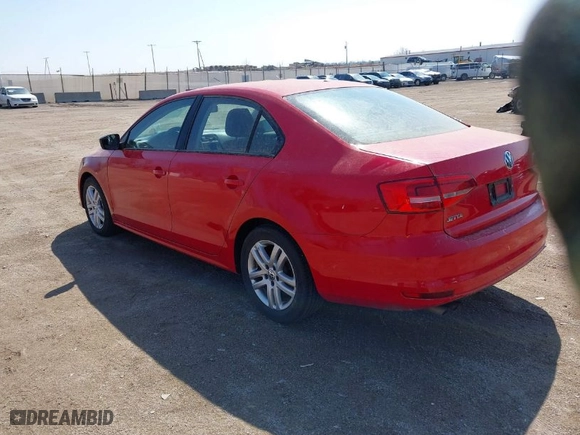 2015 Volkswagen Jetta Sedan 2.0L S with VIN 3VW2K7AJ7FM252432, listed as a IAAI auction lot 41910367 with 129,960 mi miles. Bid and sale history available at carsss.com. Image 3.