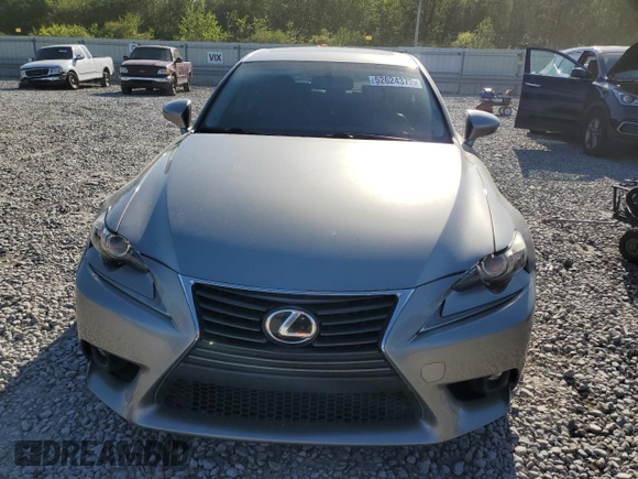 2015 Lexus IS 250 with VIN JTHBF1D27F5077712, listed as a Copart auction lot 52624375 with 135,980 mi miles and Salvage Title. Bid and sale history available at carsss.com. Image 5.