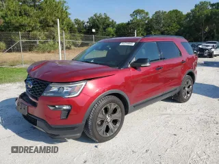 2018 Ford Explorer Sport z VIN 1FM5K8GT5JGA45146, wystawiony jako Copart lot #64230865 z przebiegiem 101 866 mil mil oraz Nie do naprawy • Non repairable. Historia ofert i sprzedaży dostępna na DreamBid. Obrazek 1.