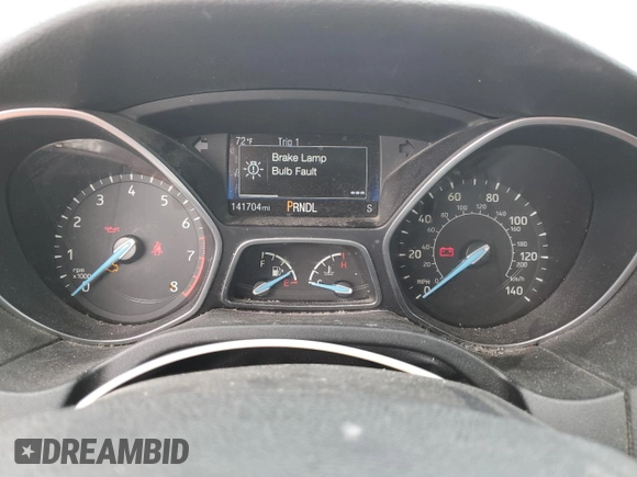 2016 Ford Focus SE with VIN 1FADP3F21GL284681, listed as a Copart auction lot 51140975 with 141,704 mi miles and Salvage Title. Bid and sale history available at DreamBid. Image 9.