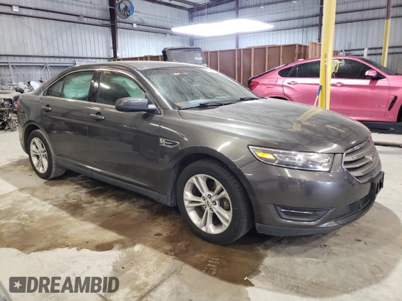 2017 Ford Taurus SEL with VIN 1FAHP2E82HG124014, listed as a Copart auction lot 47630015 with 136,099 mi miles and Salvage Title. Bid and sale history available at DreamBid. Image 4.