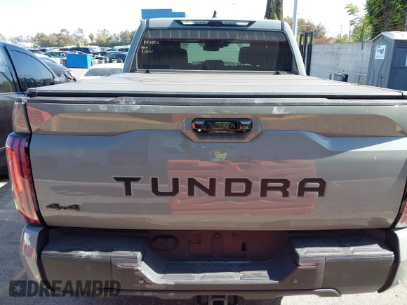 2024 Toyota Tundra Limited with VIN 5TFWA5DB1RX161817, listed as a IAAI auction lot 42294080 with 14,234 mi miles and . Bid and sale history available at DreamBid. Image 19.