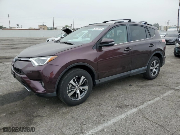 2016 Toyota RAV4 XLE with VIN 2T3WFREV2GW297912, listed as a Copart auction lot 53116605 with 33,155 mi miles and Salvage Title. Bid and sale history available at carsss.com. Image 1.