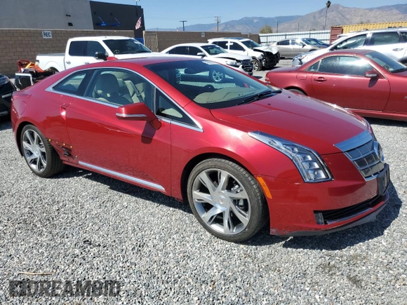 2014 Cadillac ELR z VIN 1G6RR1E43EU601792, wystawiony jako Copart lot #49656065 z przebiegiem 16 121 mil mil oraz Szkody całkowita. Historia ofert i sprzedaży dostępna na DreamBid. Obrazek 4.