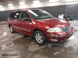 2002 Ford Windstar Wagon SE with VIN 2FMZA52442BB60882, listed as a IAAI auction lot 41621529 with 136,753 mi miles. Bid and sale history available at carsss.com. Image 1.