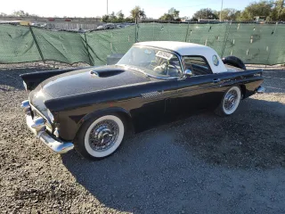 1956 Ford Thunderbird with VIN P6FH175346, listed as a Copart auction lot 80978544 with 649,864 mi miles and Salvage Title. Bid and sale history available at DreamBid. Image 1.