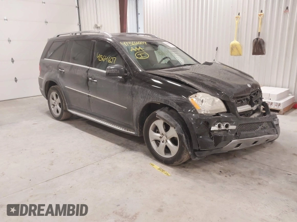 2011 Mercedes-Benz GL-Class GL 450 with VIN 4JGBF7BE2BA737203, listed as a IAAI auction lot 41364607 with 133,921 mi miles. Bid and sale history available at carsss.com. Image 1.