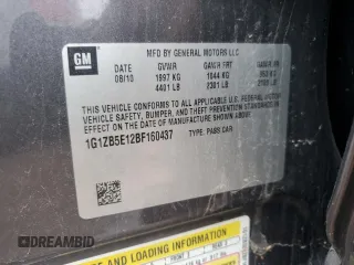 2011 Chevrolet Malibu 1LS with VIN 1G1ZB5E12BF160437, listed as a Copart auction lot 46747665 with 150,845 mi miles and Clean Title. Bid and sale history available at DreamBid. Image 12.