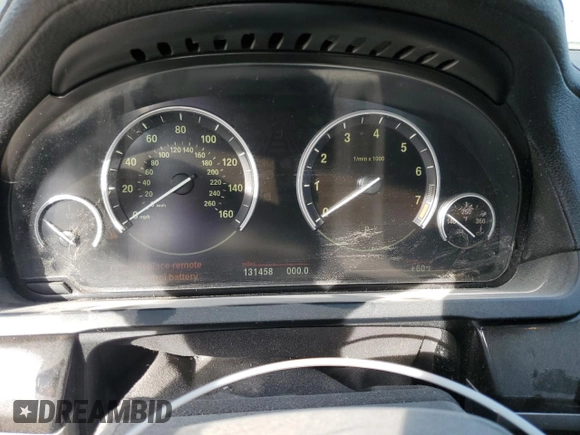 2012 BMW 7 Series 750i with VIN WBAKA8C58CDS99694, listed as a Copart auction lot 46828435 with 131,458 mi miles and Salvage title. Bid and sale history available at DreamBid. Image 9.