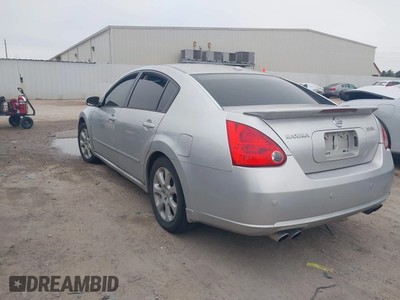2008 Nissan Maxima 3.5 SL with VIN 1N4BA41E58C802552, listed as a IAAI auction lot 41592779 with 125,519 mi miles. Bid and sale history available at carsss.com. Image 3.