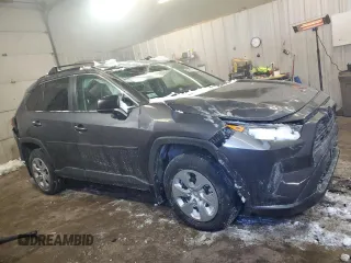 2021 Toyota RAV4 LE with VIN 2T3F1RFV4MW153139, listed as a Copart auction lot 45971955 with 33,991 mi miles and Salvage Title. Bid and sale history available at carsss.com. Image 4.