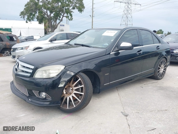 2008 Mercedes-Benz C-Class 3.0L Sport with VIN WDDGF54X98R016468, listed as a IAAI auction lot 40624129 with 158,898 mi miles. Bid and sale history available at carsss.com. Image 2.