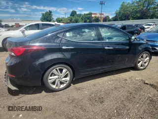 2015 Hyundai Elantra SE with VIN 5NPDH4AE2FH642419, listed as a Copart auction lot 64418735 with 109,503 mi miles and Salvage title. Bid and sale history available at DreamBid. Image 3.