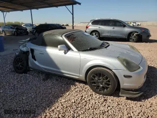 2000 Toyota MR2 Spyder with VIN JTDFR3206Y0020599, listed as a Copart auction lot 47316875 with 0 mi miles and Salvage Title. Bid and sale history available at carsss.com. Image 4.