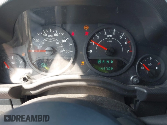 2007 Jeep Wrangler Unlimited X with VIN 1J4GA39107L187817, listed as a IAAI auction lot 42552732 with 149,702 mi miles and . Bid and sale history available at DreamBid. Image 7.
