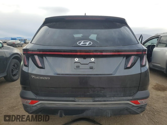2023 Hyundai Tucson SEL with VIN 5NMJB3AE4PH198568, listed as a Copart auction lot 49176025 with 28,704 mi miles and Salvage Title. Bid and sale history available at carsss.com. Image 6.