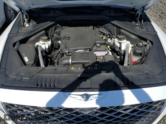 2022 Genesis GV80 with VIN KMUHBDSB6NU096569, listed as a Copart auction lot 58780744 with 17,642 mi miles and Salvage title. Bid and sale history available at DreamBid. Image 12.