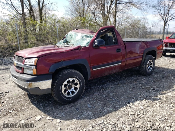 2004 Chevrolet Silverado 1500 Z71 with VIN 1GCEK14T54E160796, listed as a Copart auction lot 52707275 with 132,605 mi miles and Non Repairable. Bid and sale history available at carsss.com. Image 1.