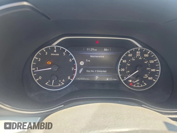 2018 Nissan Maxima SL with VIN 1N4AA6AP2JC371232, listed as a Copart auction lot 62869195 with 142,450 mi miles and Clean title. Bid and sale history available at DreamBid. Image 8.