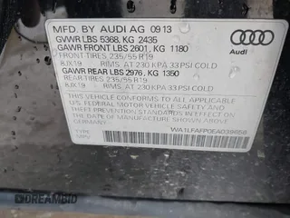 2014 Audi Q5 Premium Plus with VIN WA1LFAFP0EA039656, listed as a IAAI auction lot 41515060 with 135,241 mi miles and . Bid and sale history available at DreamBid. Image 9.