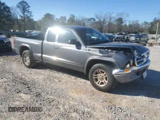 2003 Dodge Dakota SLT with VIN 1D7HL42X13S367631, listed as a Copart auction lot 47706795 with 202,616 mi miles and Salvage Title. Bid and sale history available at carsss.com. Image 4.