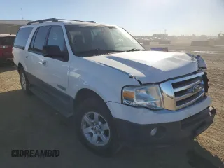 2007 Ford Expedition Max XLT with VIN 1FMFK16567LA36096, listed as a Copart auction lot 88720615 with 439,642 mi miles and Salvage title. Bid and sale history available at DreamBid. Image 4.